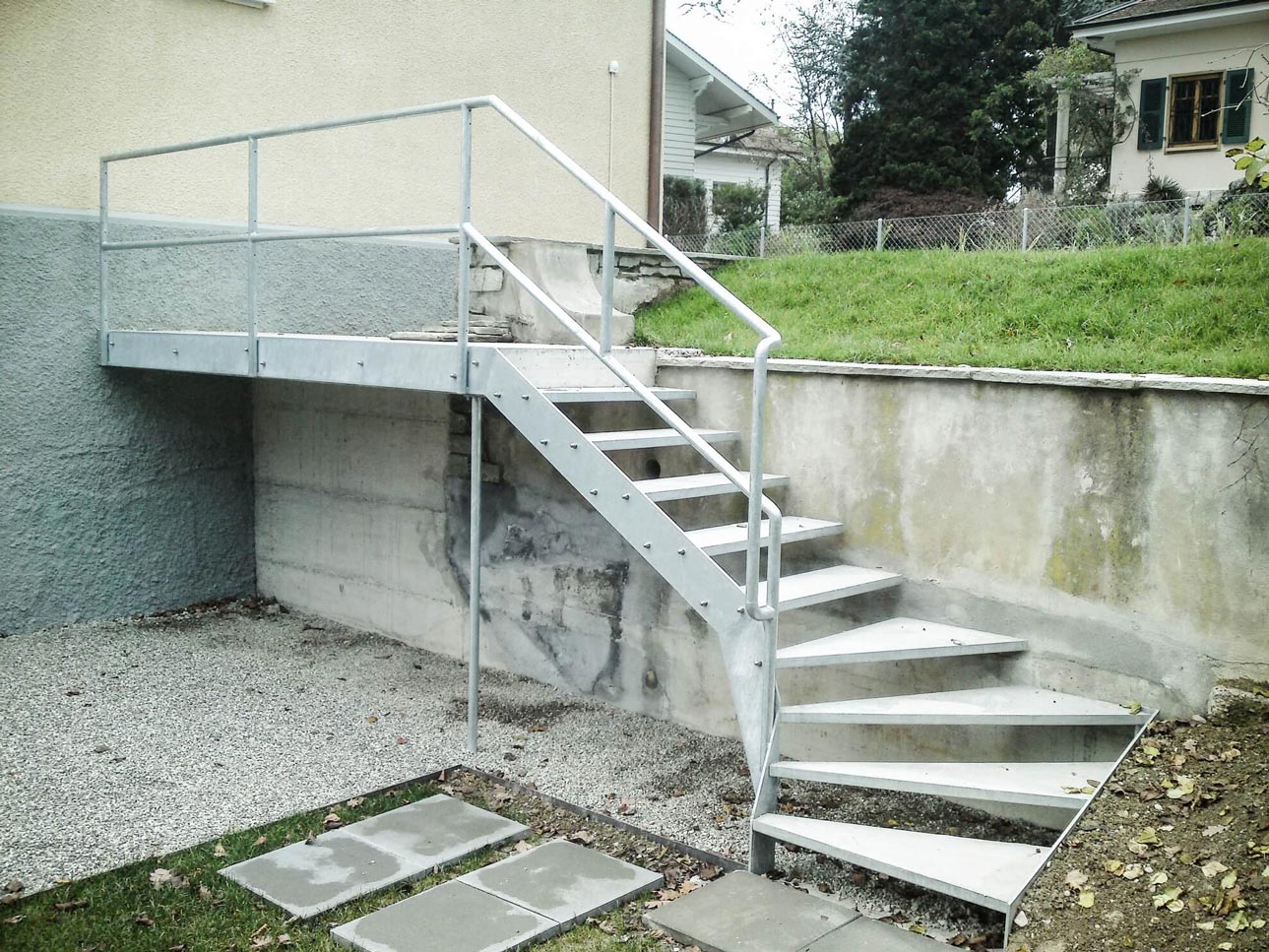 Escalier galvanisé